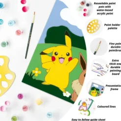 POKEMON -CREART KIDS18X24CMPORTRAIT DE GROUPE