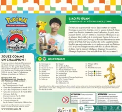 POKEMON - DECK DES CHAMPIONNATS DU MONDE 2025