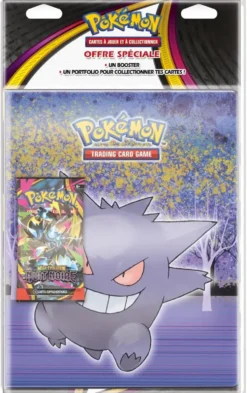 POKEMON MEGA EVOLUTION 05 : PACK PORTFOLIO+BOOSTER NUIT NOIRE