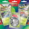POKEMON : PACK 2 BOOSTERS + PIECE + 3 CARTES PROMO