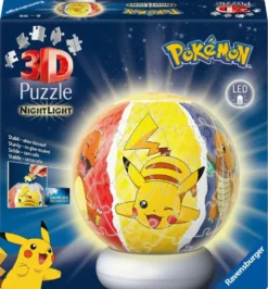 POKEMON - PUZZLE 3D BALL 72 PIECESILLUMINE