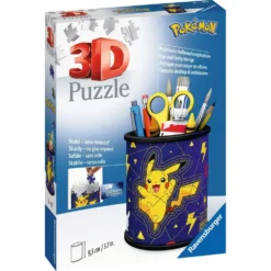 POKEMON - PUZZLE 3D POT A CRAYONS