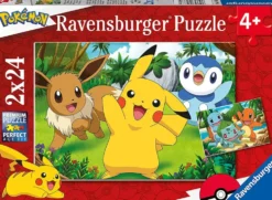POKEMON PUZZLES - 2 X 24 PIECES - PIKACHU ET SES AMIS