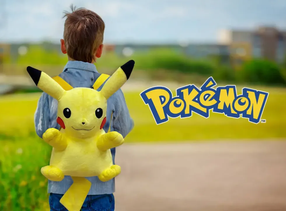 POKEMON - SAC A DOS PELUCHE PIKACHU