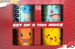 POKEMON - SET CADEAU 4 MUGS