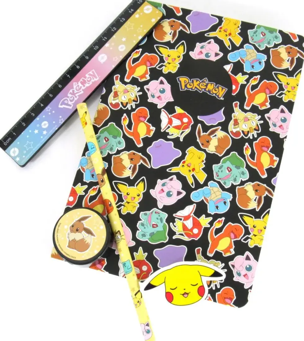 POKEMON - SET PAPETERIE DE 6 PIECES