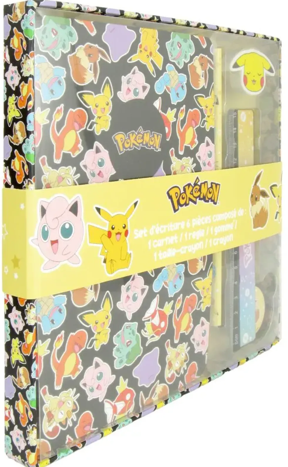 POKEMON - SET PAPETERIE DE 6 PIECES