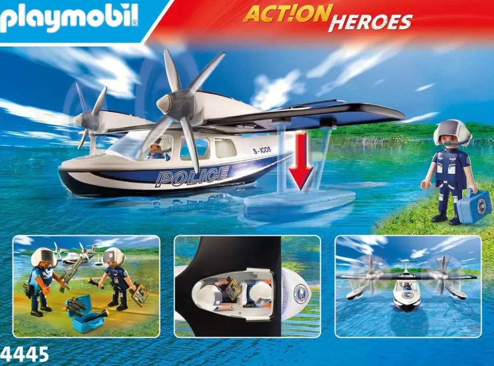 POLICIERS ET HYDRAVION - 4445