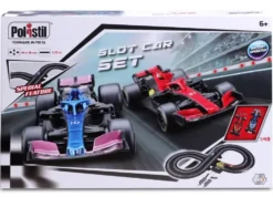 POLISTIL -CIRCUIT 2.22M FORMULE 1 AVEC 2 VEHICULES