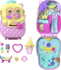 POLLY POCKET -COFFRET ANANAS ET OUSTITI