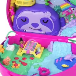 POLLY POCKET - COFFRET 2 EN 1 LA FAMILLE DES PARESSEUX