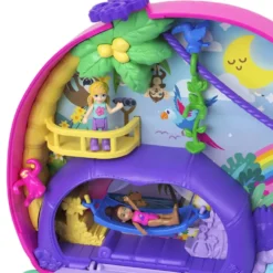 POLLY POCKET - COFFRET 2 EN 1 LA FAMILLE DES PARESSEUX
