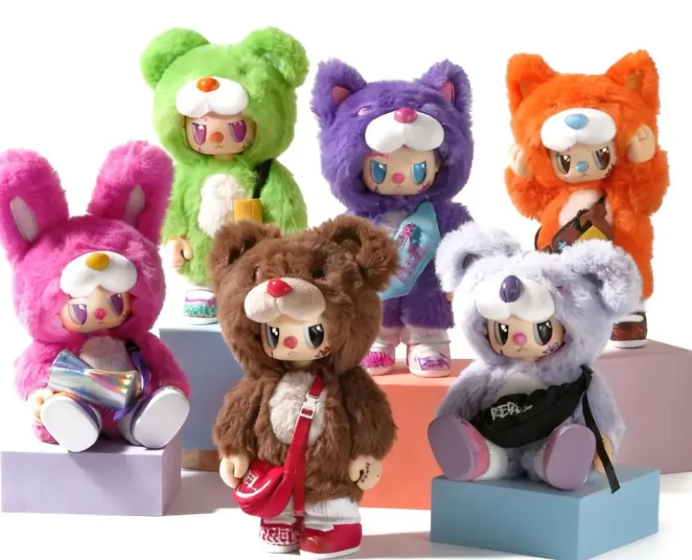 POP CUPPO - FIGURINE REBEL BEAR MOVEABLE BAG SERIES