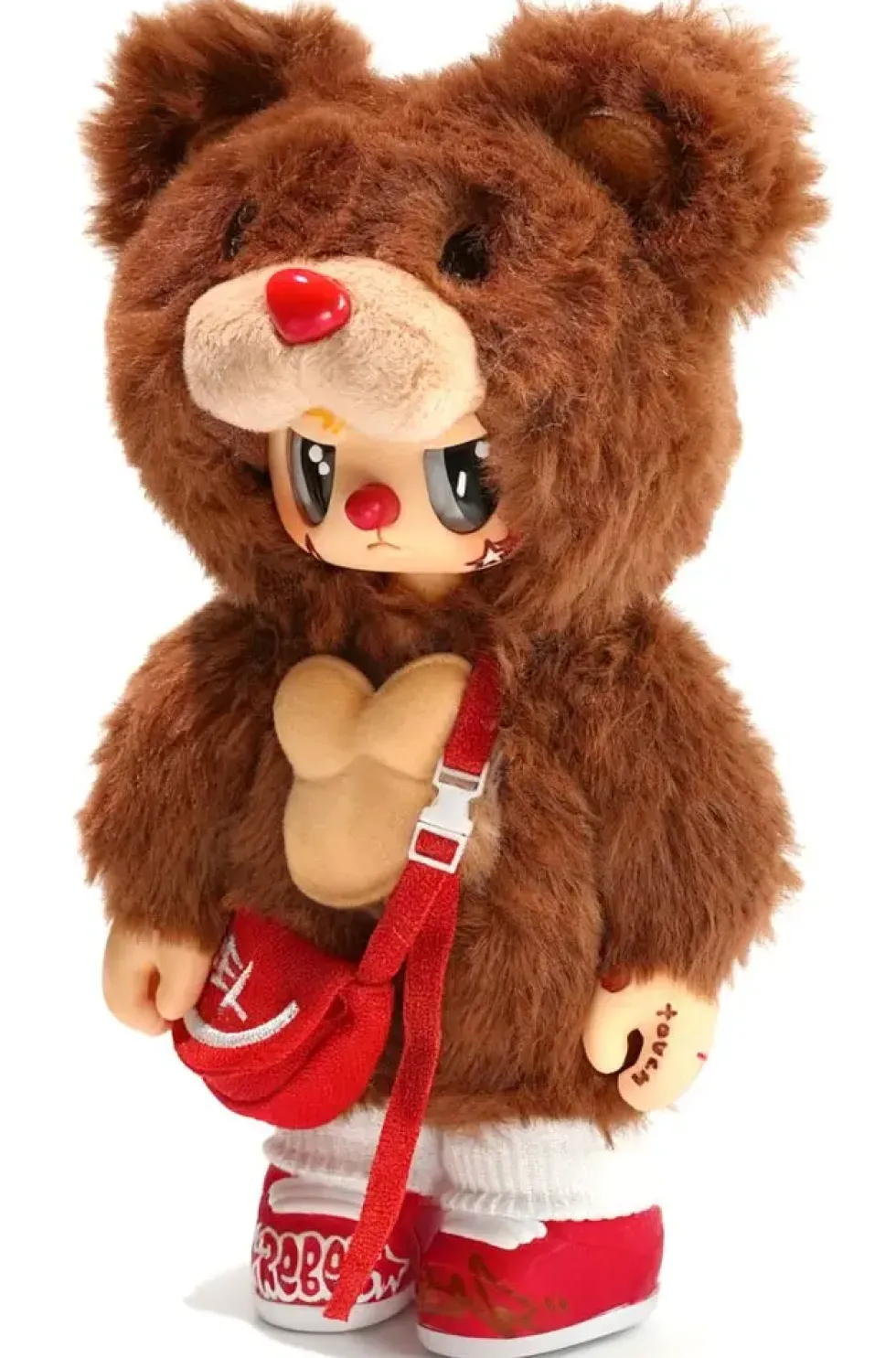 POP CUPPO - FIGURINE REBEL BEAR MOVEABLE BAG SERIES