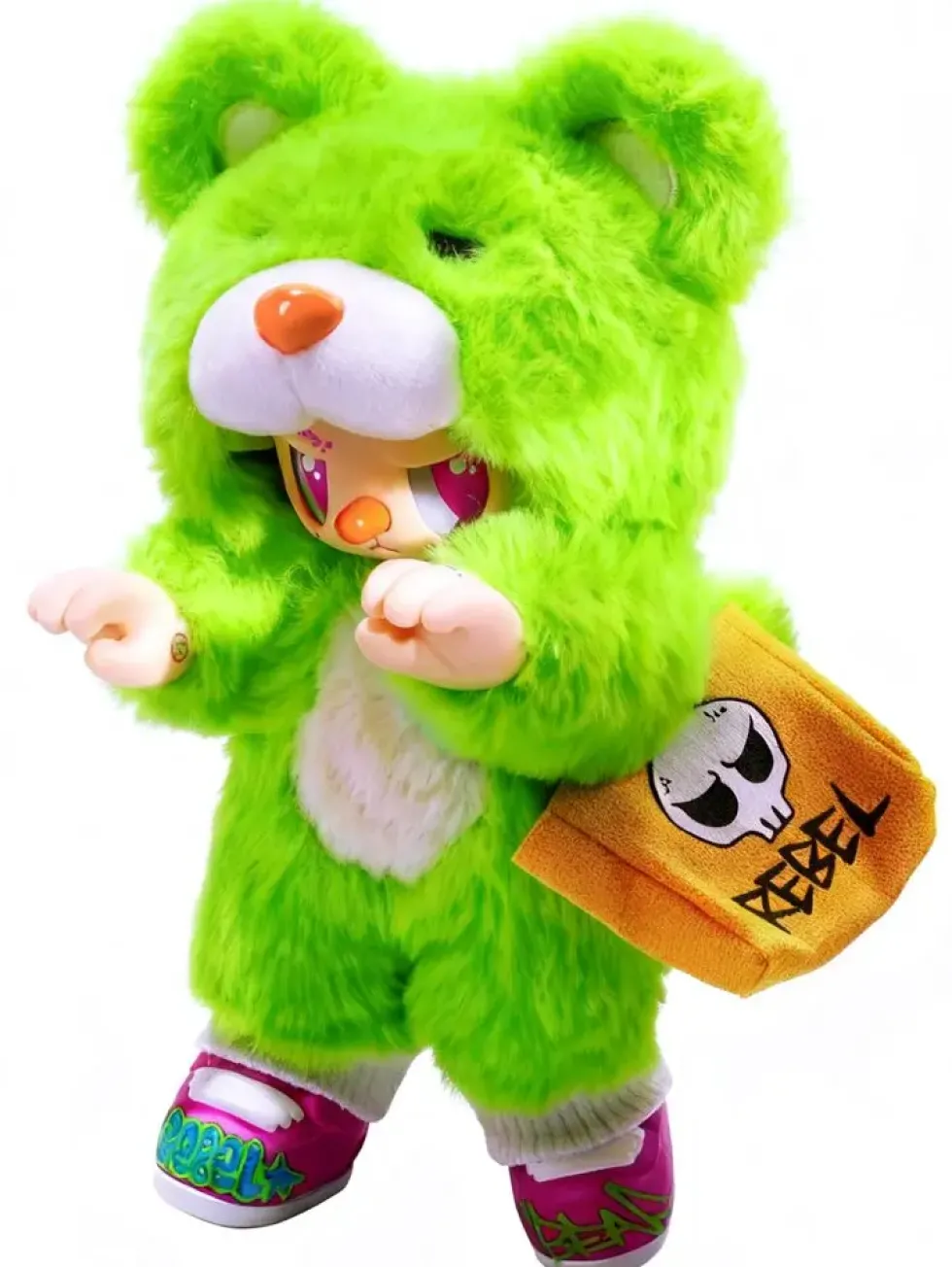 POP CUPPO - FIGURINE REBEL BEAR MOVEABLE BAG SERIES