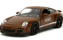 1/24 PORSCHE 911 TURBO W/METM'S BROWN FIGURE BROWN METALLIC HOLLYWOOD RIDES 2007