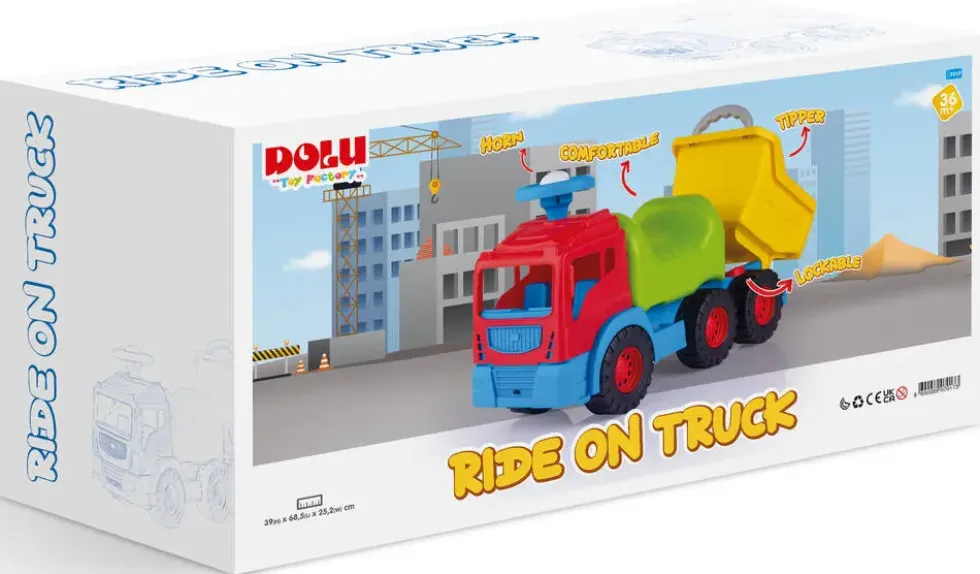 PORTEUR CAMION AVEC BENNE BASCULANTE