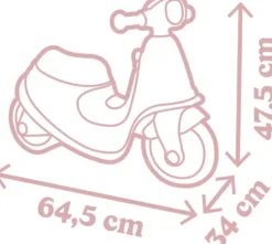 PORTEUR SCOOTER ROSE