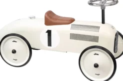 PORTEUR VOITURE VINTAGE BLANC CREME