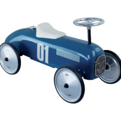 PORTEUR VOITURE VINTAGE BLEU PETROLE