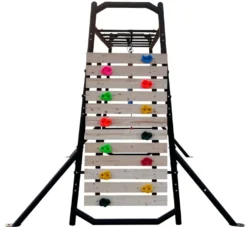 PORTIQUE AVEC MUR D'ESCALADE