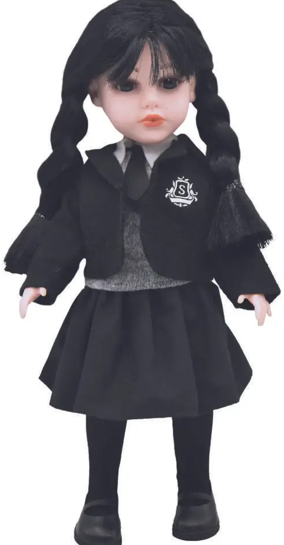 POUPEE GOTHIQUE ETUDIANTE 33 CM