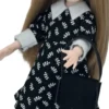 POUPEE GOTHIQUE ROBE NOIRE 33 CM