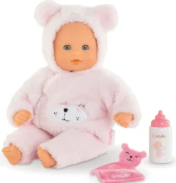 POUPON BEBE CALIN OURSON D'AMOUR 30 CM - COROLLE MON PREMIER POUPON