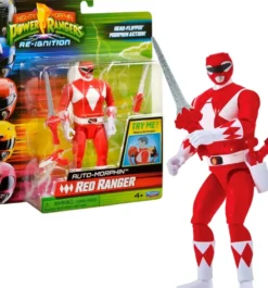 POWER RANGERS - FIGURINE ARTICULEE AUTO-MORPHIN DE 15 CM