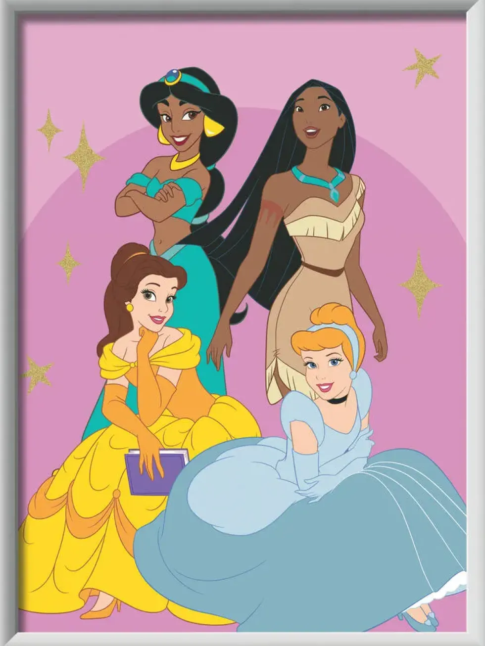 PRINCESSES DISNEY - NUMERO D'ART - 18X24CM
