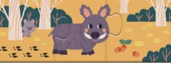 PUZZLE ANIMAUX LES EMPREINTES