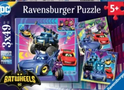 PUZZLE BATWHEELS 3X49 PIECES