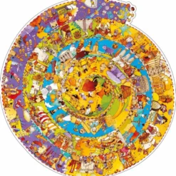 PUZZLE CARTON OBSERVATION 350 PIECES HISTOIRE