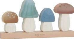 PUZZLE CHAMPIGNONS A EMPILER EN BOIS FSC - FOREST FRIENDS