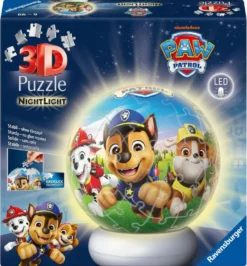PUZZLE 3D BALL 72 PIECESILLUMINE - PAT'PATROUILLE