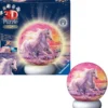 PUZZLE 3D BALL 72 PIECESILLUMINE - CHEVAUX A LA PLAGE