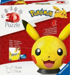 PUZZLE 3D BALL 72 PIECES NUMEROTEES - PIKACHU - POKEMON