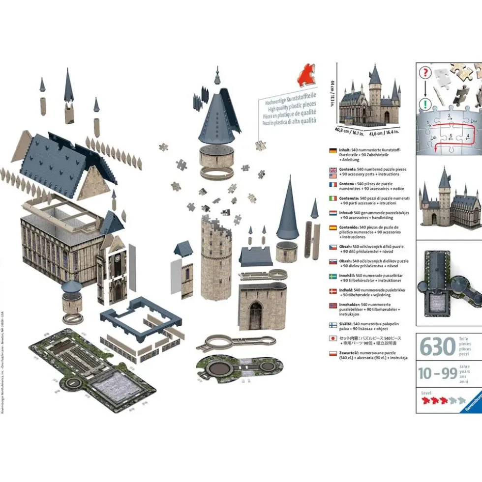 PUZZLE 3D CHÂTEAU DE POUDLARD - HARRY POTTER