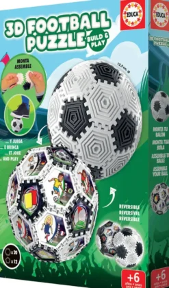 PUZZLE 3D - 32 PIECES - BALLON DE FOOTBALL