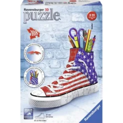 PUZZLE 3D 108 PIECES SNEAKER AMERICAN STYLE