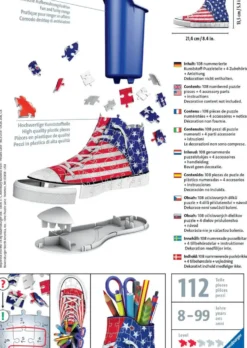 PUZZLE 3D 108 PIECES SNEAKER AMERICAN STYLE
