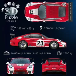 PUZZLE 3D PORSCHE 911 GT3 CUP SALZBURG