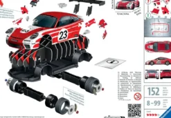 PUZZLE 3D PORSCHE 911 GT3 CUP SALZBURG AVEC GRILLE