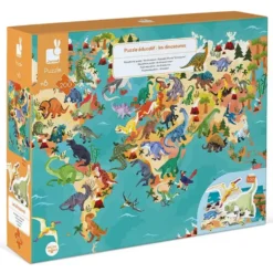 PUZZLE EDUCATIF - LES DINOSAURES - 200 PIECES
