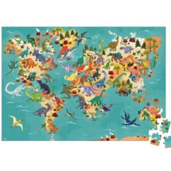 PUZZLE EDUCATIF - LES DINOSAURES - 200 PIECES