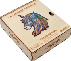 PUZZLE EN BOIS - LA LICORNE FEERIQUE