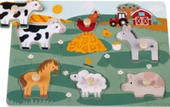 PUZZLE EN BOIS - LES ANIMAUX DE LA FERME