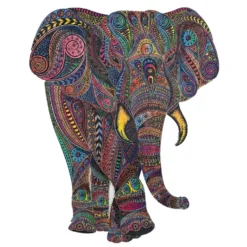 PUZZLE EN BOIS 190 PIECES - L'ELEPHANT IMPERIAL