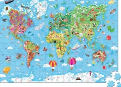 PUZZLE GEANT MONDE 300 PIECES
