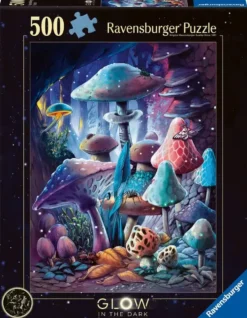 PUZZLE GLOW IN THE DARK 500 PIECESCHAMPIGNONS